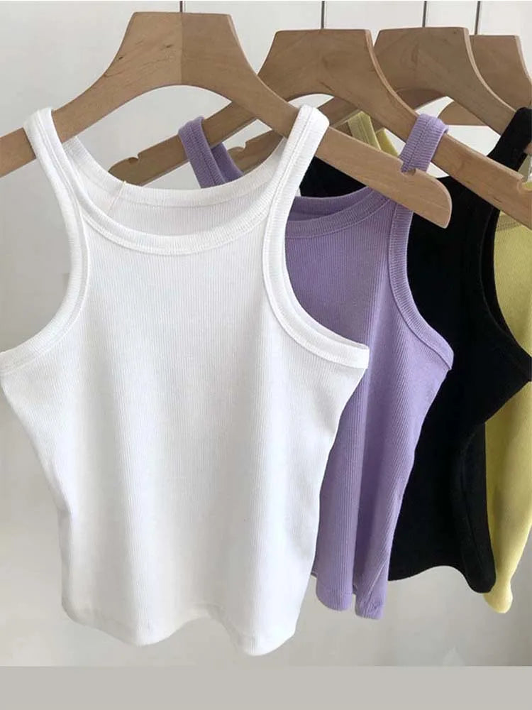 Women's Sexy Cropped Cami Tank Tops