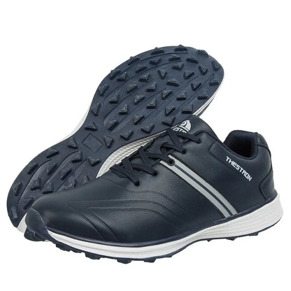 Professional Waterproof Men's Golf Shoes - Lightweight