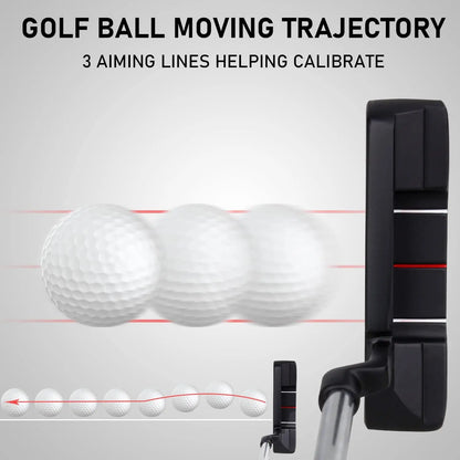 Right Handed Golf Putter - 3 Aiming Lines  Rubber Grip