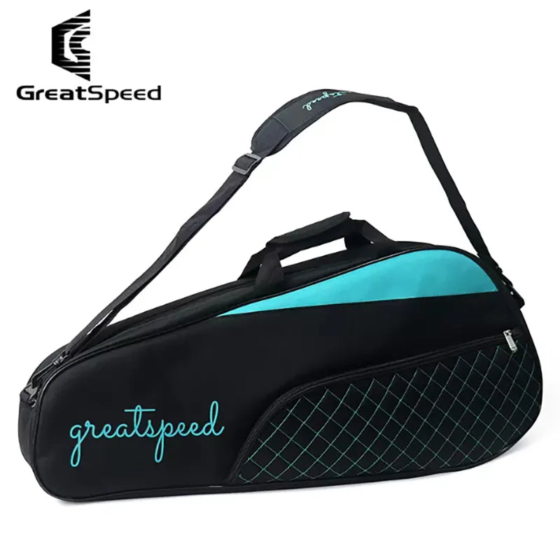 Sac de sport pour raquettes de tennis et de badminton GREATSPEED 3 pièces