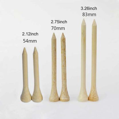 Bamboo Golf Tees Set (100/300 Pcs)