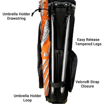 TPS Dunes 14-Way Golf Stand Bag- Versatile & Stylish