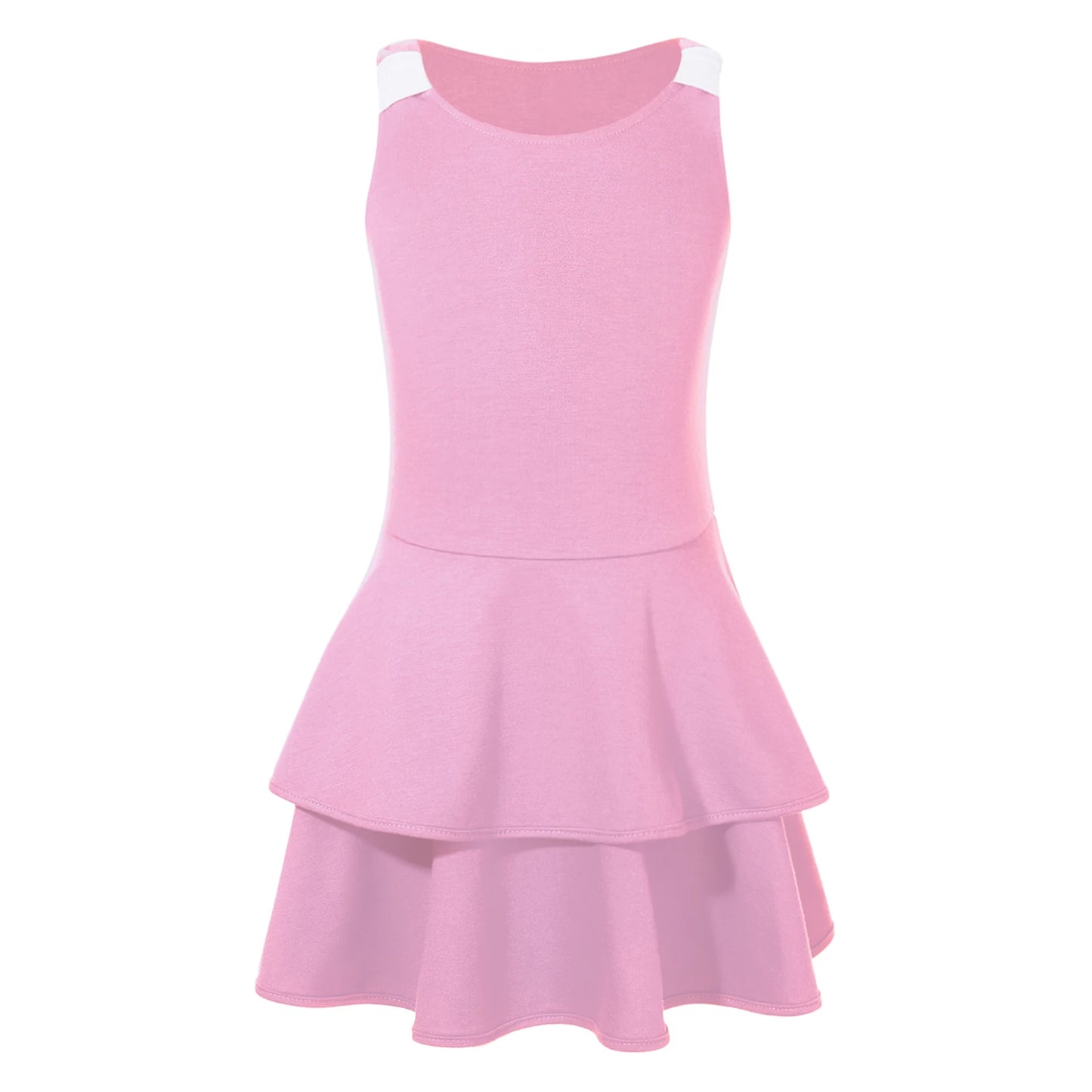 Robe d'été sans manches pour fille, tenue de sport, de tennis, de golf