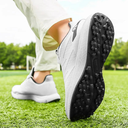 Chaussures d'entraînement de golf antidérapantes imperméables pour hommes