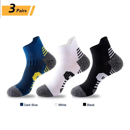 Chaussettes de sport pour hommes, entraînement de course à pied, performance