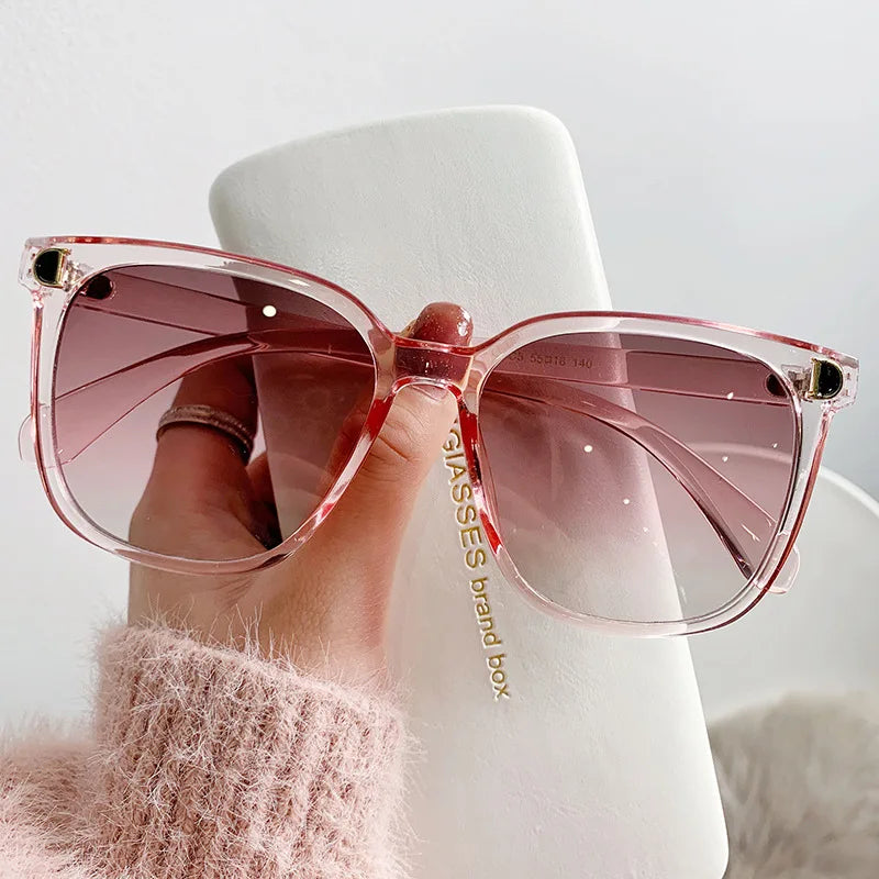 Oversized Vintage Square Sunglasses