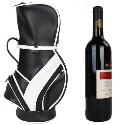 Mini sac de golf de stockage de vin rouge