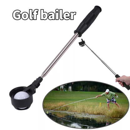 Telescopic Stainless Steel Golf Ball Retriever Grabber