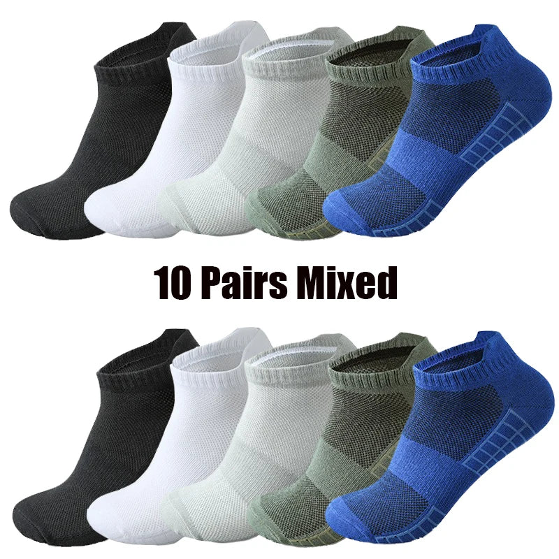 Lightweight Quick-Dry Breathable Running Ankle Socks