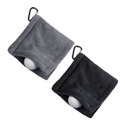 Microfiber Golf Ball Cleaning Towel - Scrub and Wipe