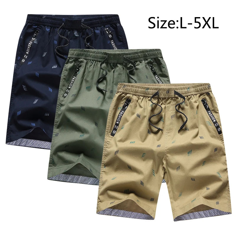 Men's Loose 100% Cotton Golf Shorts