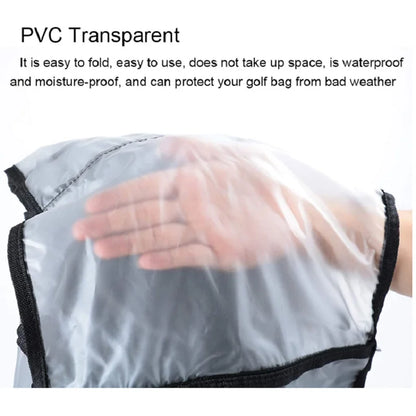 Housse de pluie transparente pour sac de golf imperméable