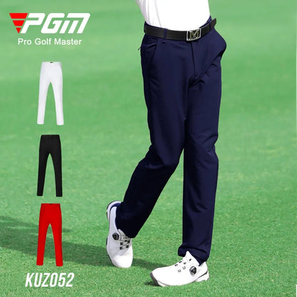 Pantalon de golf slim hautement élastique PGM pour hommes