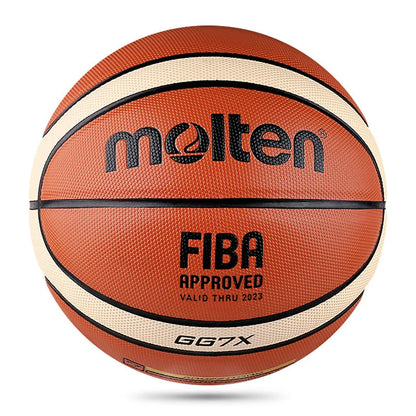 Ballon de basket Molten GG7X - Approuvé par la FIBA ​​pour tous les âges