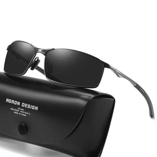 Polarisierte Auto-Sonnenbrille mit Metallrahmen