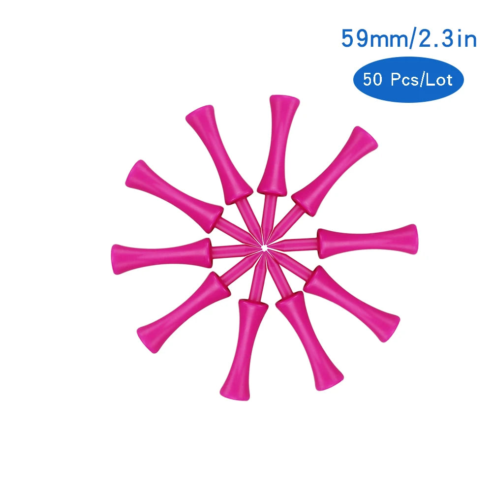 Plastic Golf Tees Stable Ball Position Longer Drives
