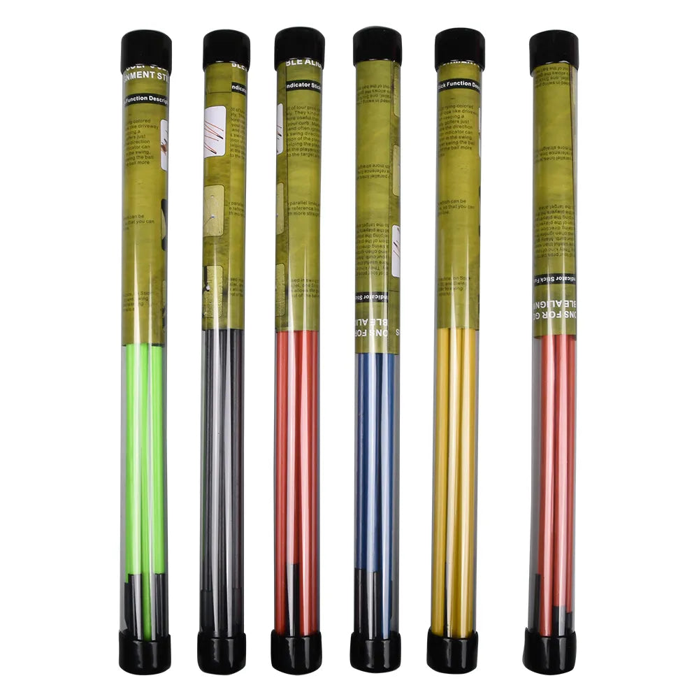 Collapsible Golf Alignment Stick Set for Training
