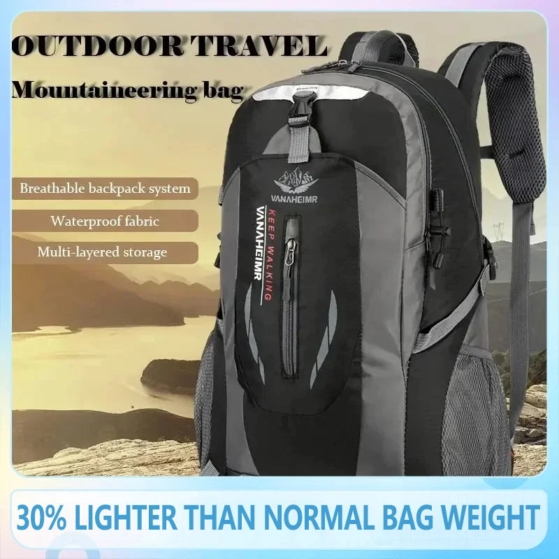 40L Outdoor Waterproof Large Capacity Hiking Backpack