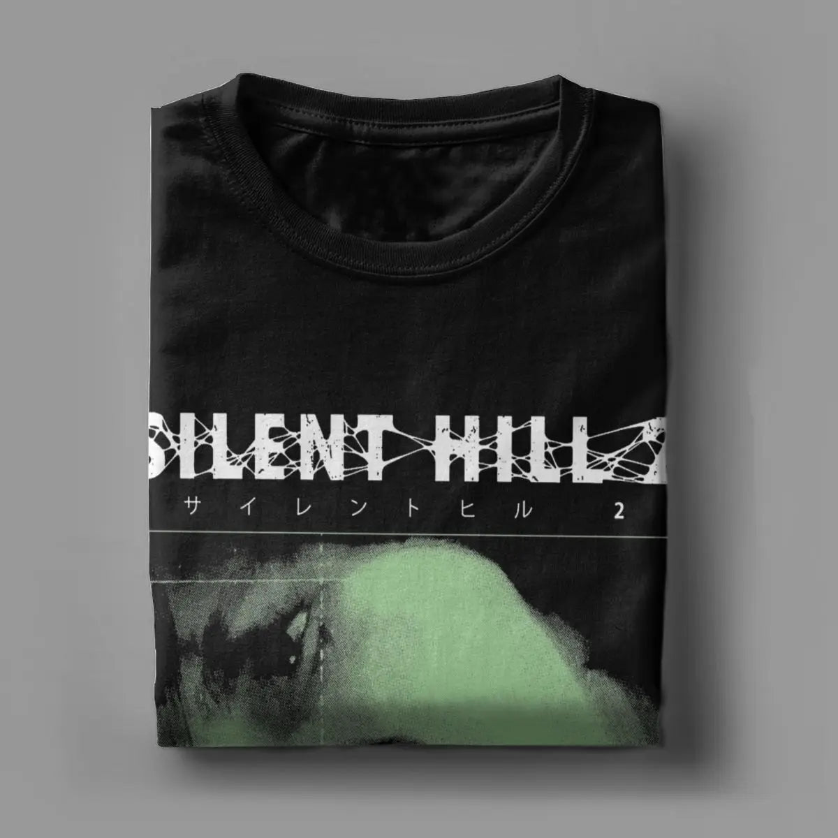 Lässige Silent Hill 2 Baumwoll-T-Shirts für Männer