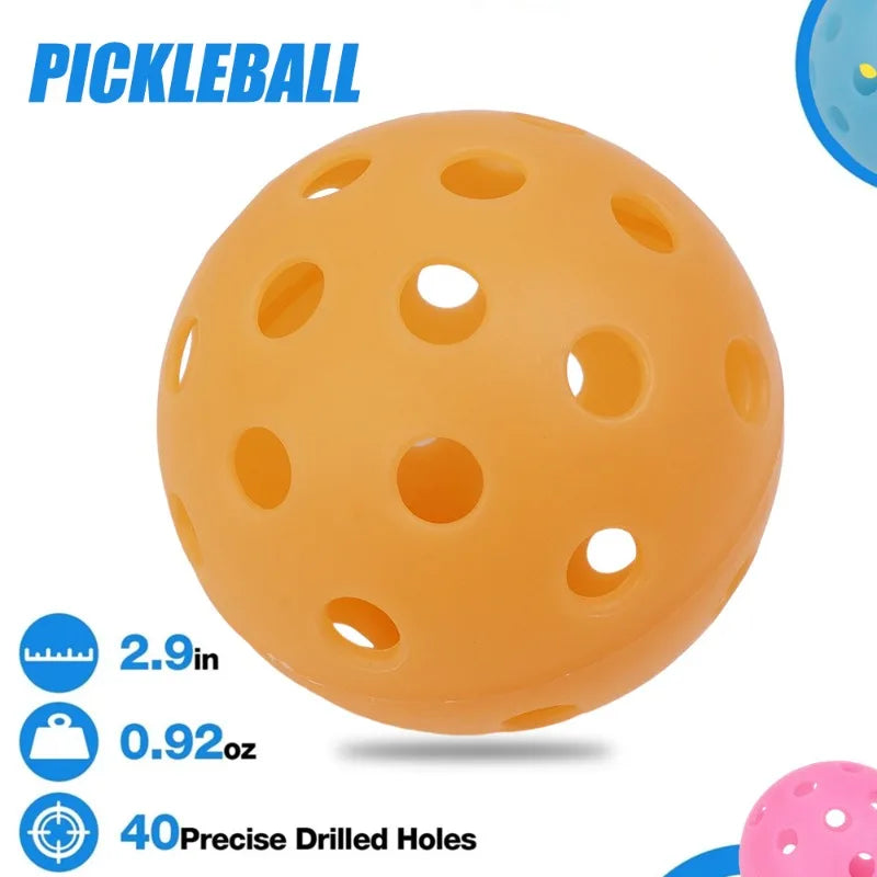 Durable Outdoor 40 Holes Training Pickleball