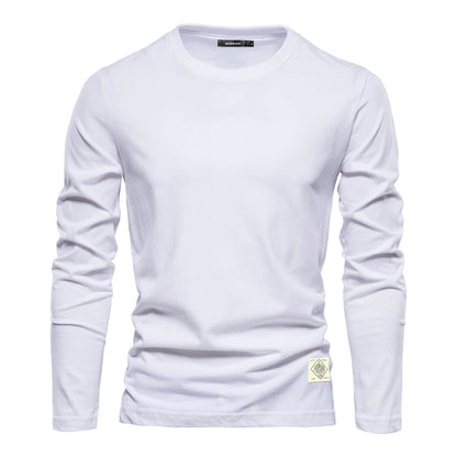 Classic High Quality Men's Cotton Long Sleeve T-Shirt