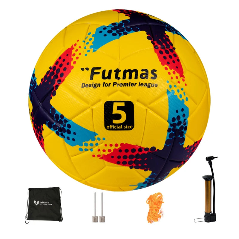 Ballons de football - Tailles officielles 4 et 5 avec pompe gratuite