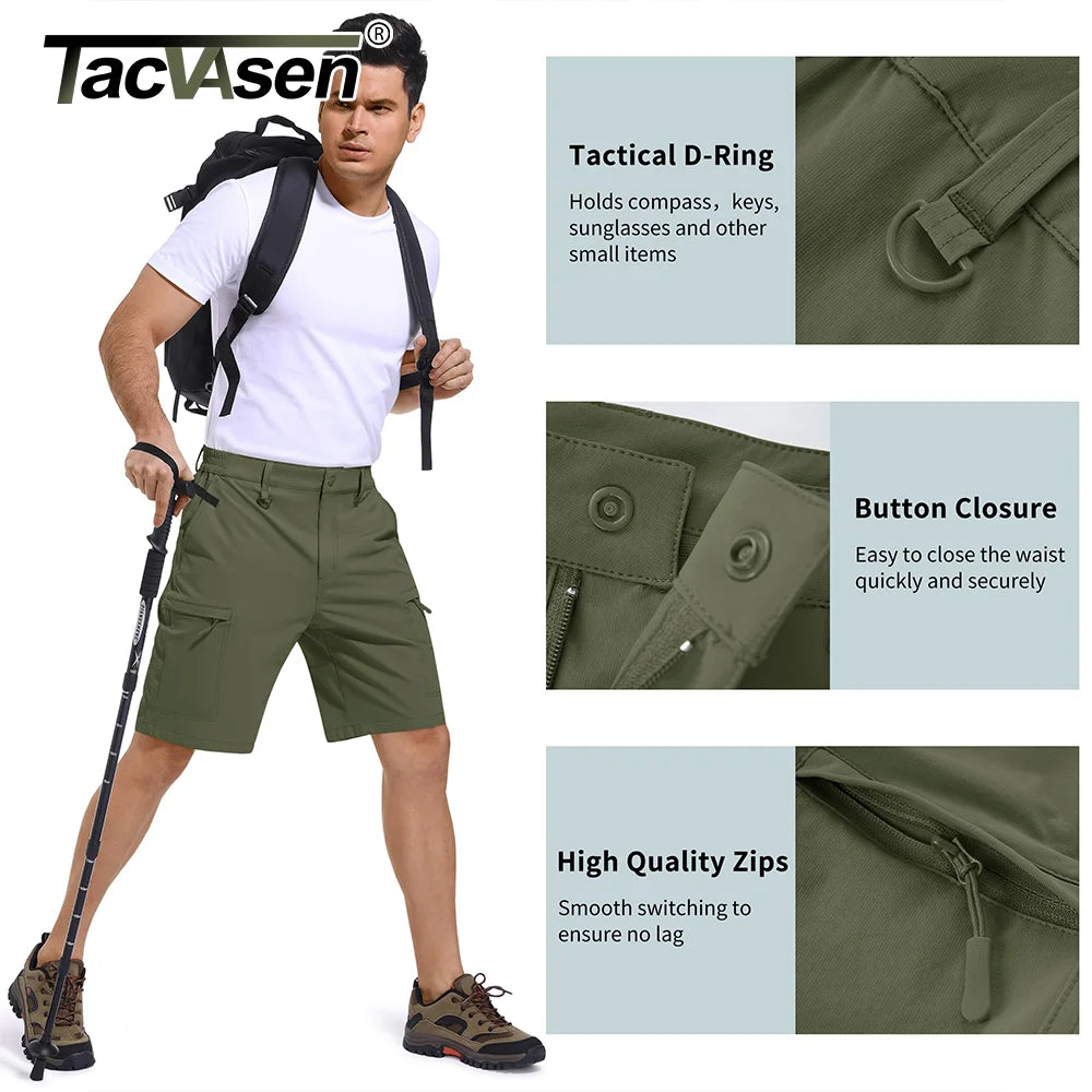 TACVASEN Feuchtigkeitsableitende Golfshorts für den Sommer