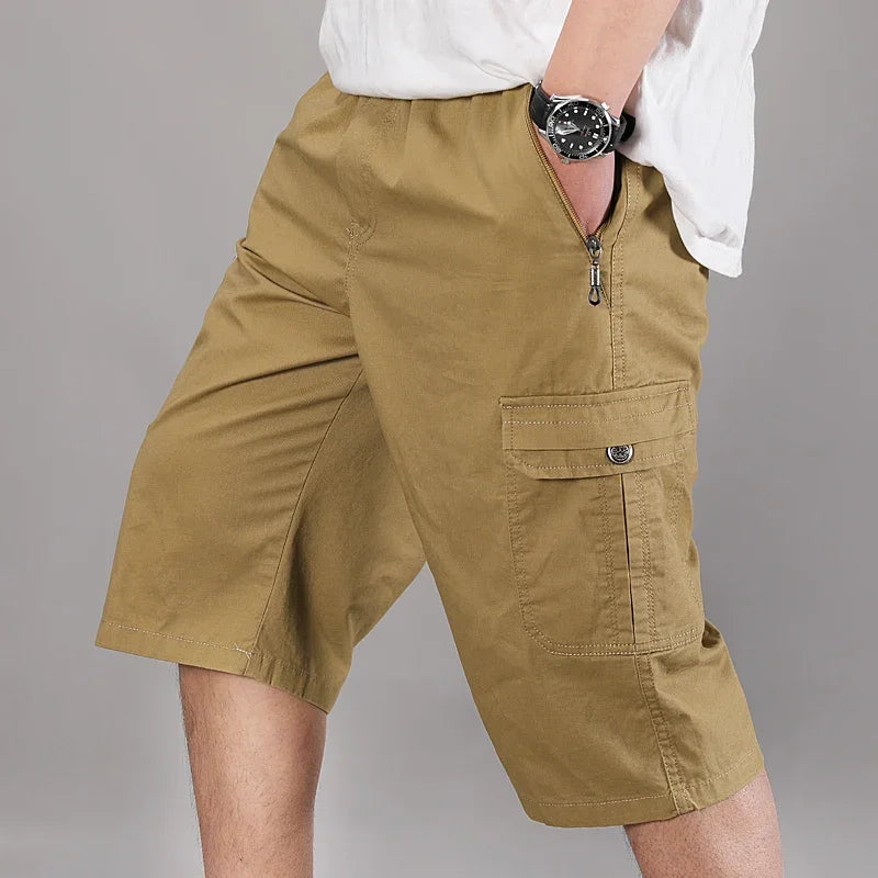 Business-Casual-Shorts für Herren aus reiner Baumwolle