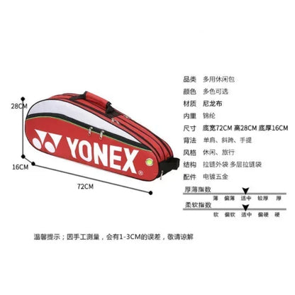 YONEX Max Badmintontasche für 3 Schläger