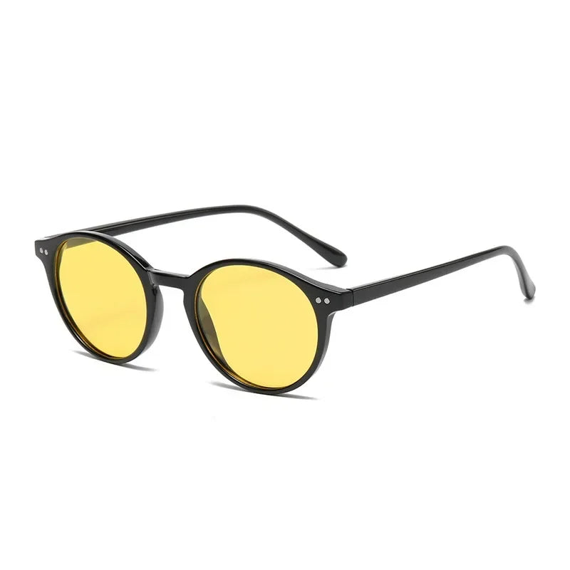 Polarisierte Sonnenbrille mit rundem Rahmen – Retro-Stil für Männer und Frauen