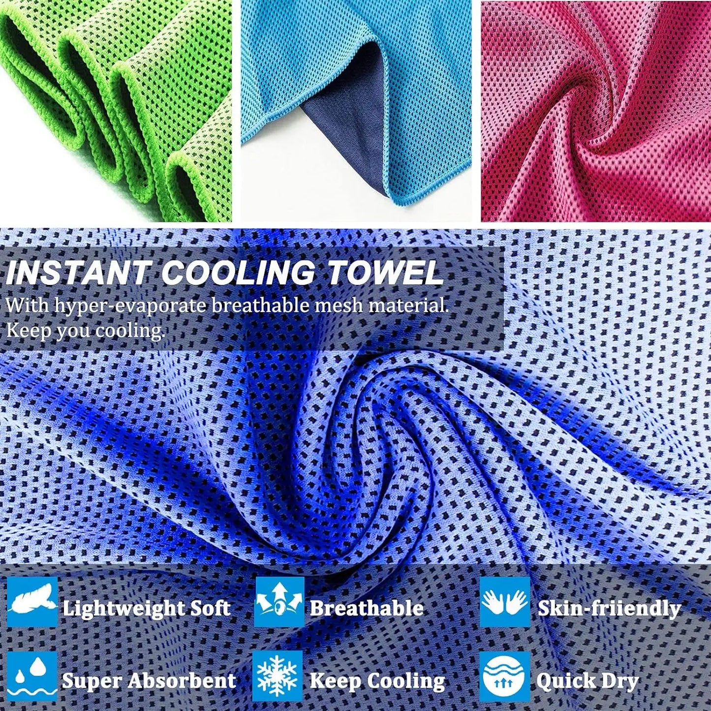 Stay Cool Anywhere with 10 Pack Cooling Towels