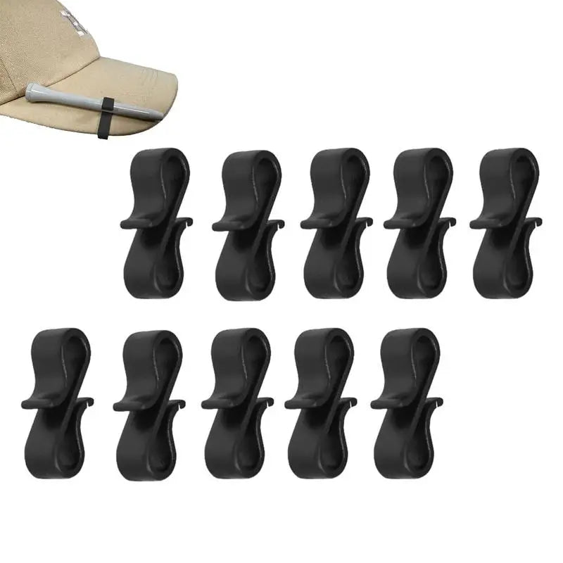 Multi-Purpose Golf Tee Holder Clips