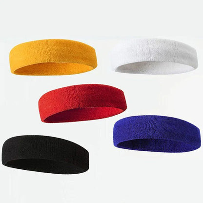 Elastic Cotton Athletic Headband for All Sports for Men & Women