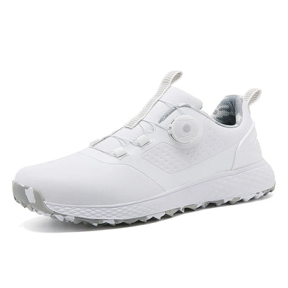 Waterproof Non Slip Lock Button Golfer Shoes