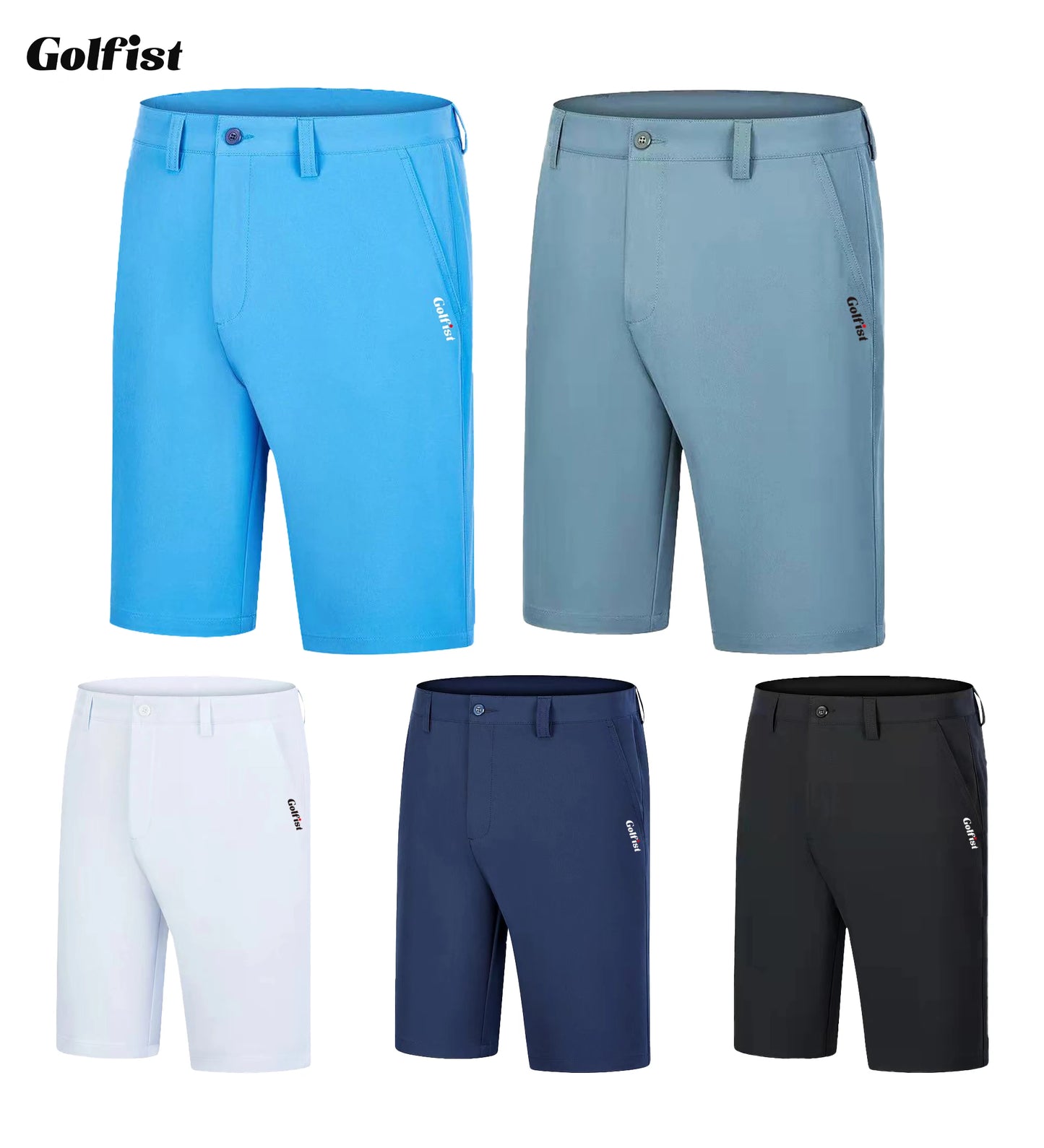 Quick-Dry Golf Shorts for Men