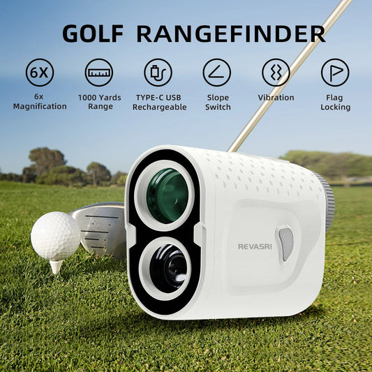 Golf Rangefinder- Slope, 6X Magnification, Vibration