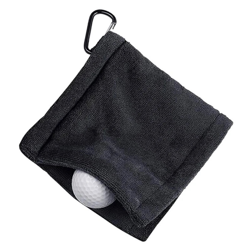 Microfiber Square Golf Towel with Carabiner