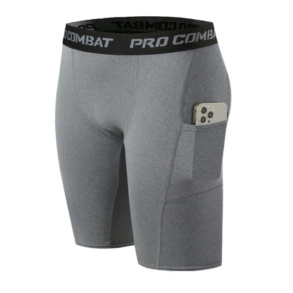 Quick-Dry Compression Shorts for Men's