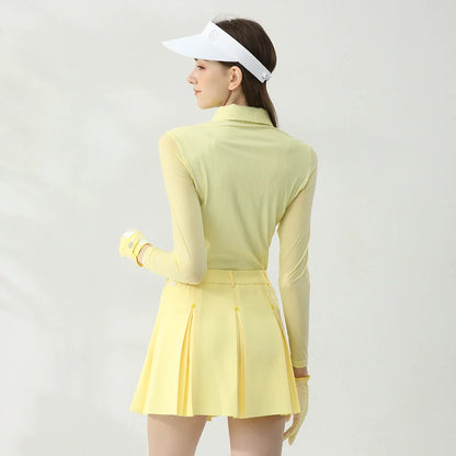 Breathable Long-Sleeved Golf Shirt