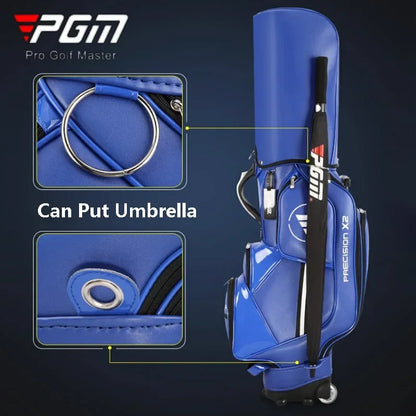 Waterproof Golf Bag with Wheels for 13 Clubs