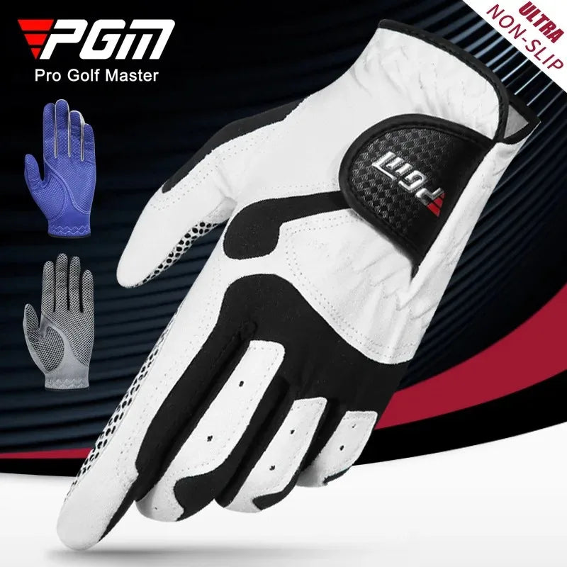 Gants de golf professionnels en microfibre PGM - Respirants et antidérapants