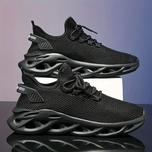 Men’s Black Sports Running Jogging Sneakers