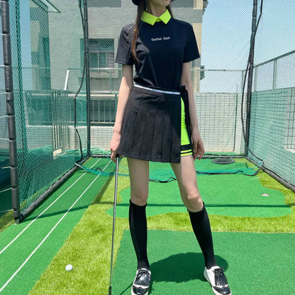 Sommer-Golfset für Damen – Shirt und Skort