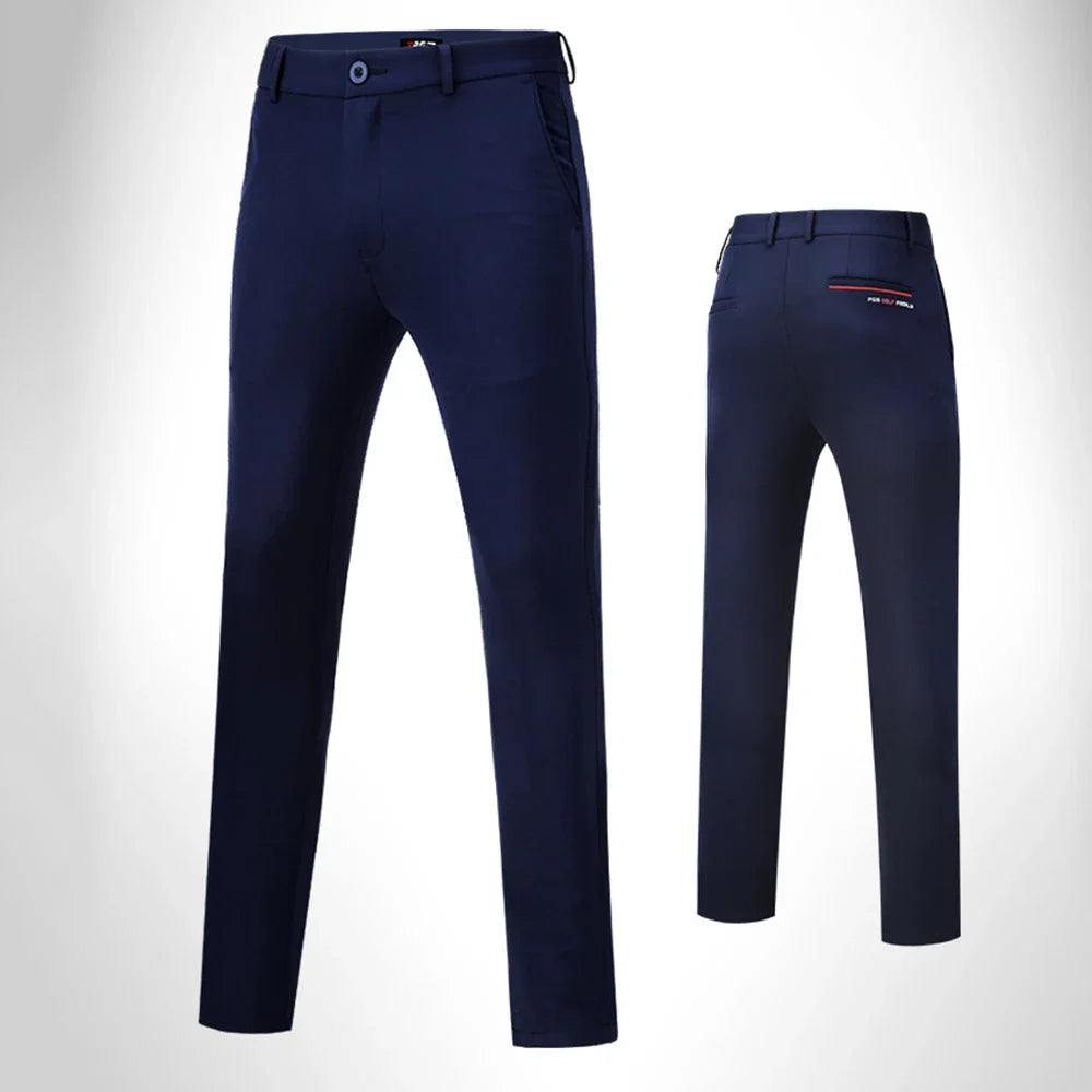 Pantalon de golf slim hautement élastique PGM pour hommes