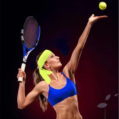 Bandeau de sport élastique de couleur pour le tennis