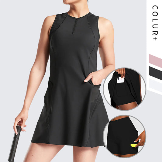 Robe d'été de tennis et de golf pour femme