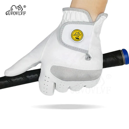 Atmungsaktiver Golfhandschuh-Humidor mit magnetischem Marker-Ersatz