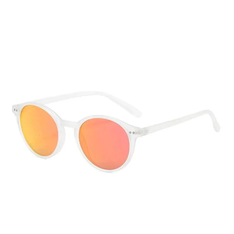 Lunettes de soleil polarisées à monture ronde - Style rétro pour hommes et femmes