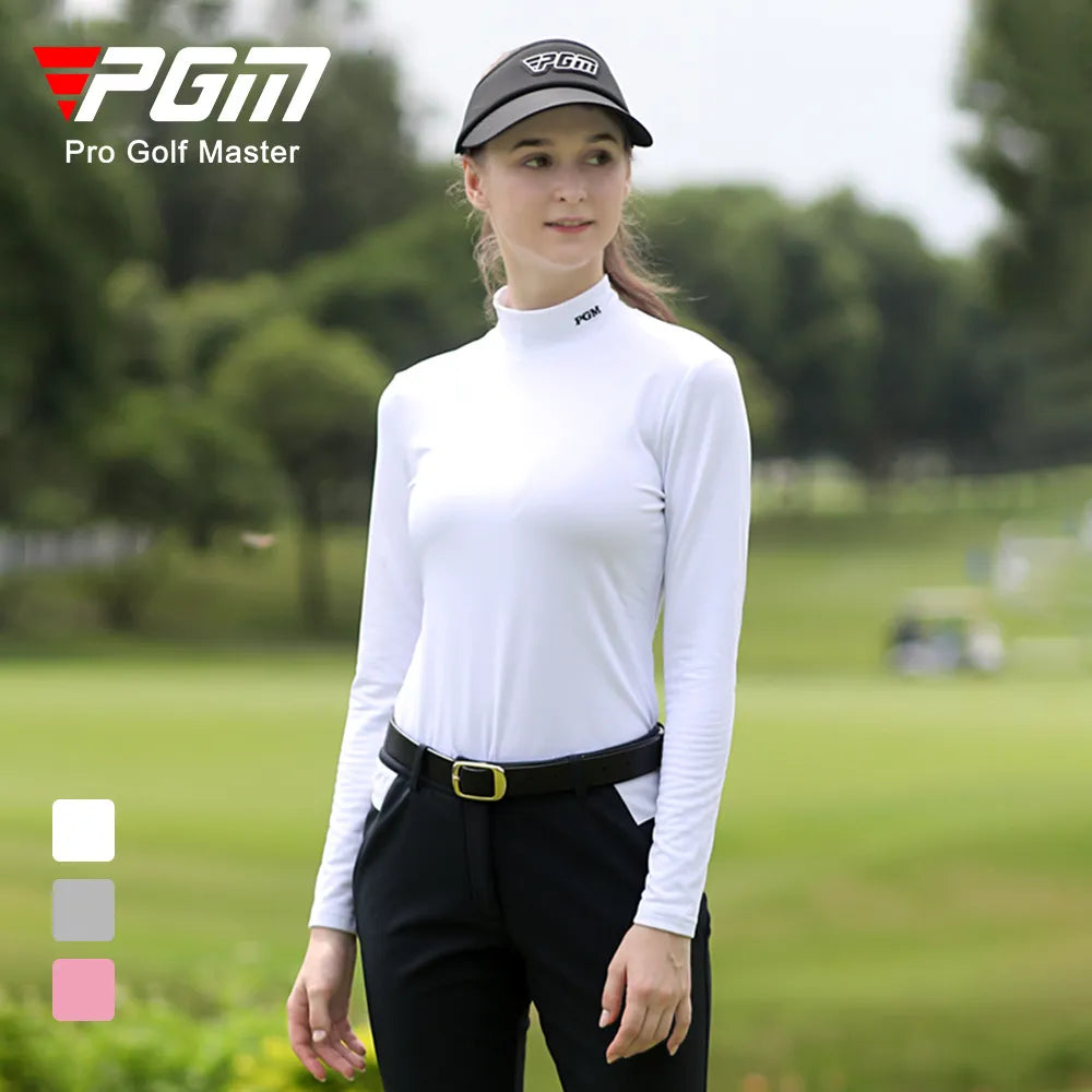Breathable Long Sleeve Golf Tee for Women