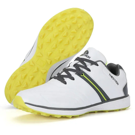 Professional Waterproof Men's Golf Shoes - Lightweight